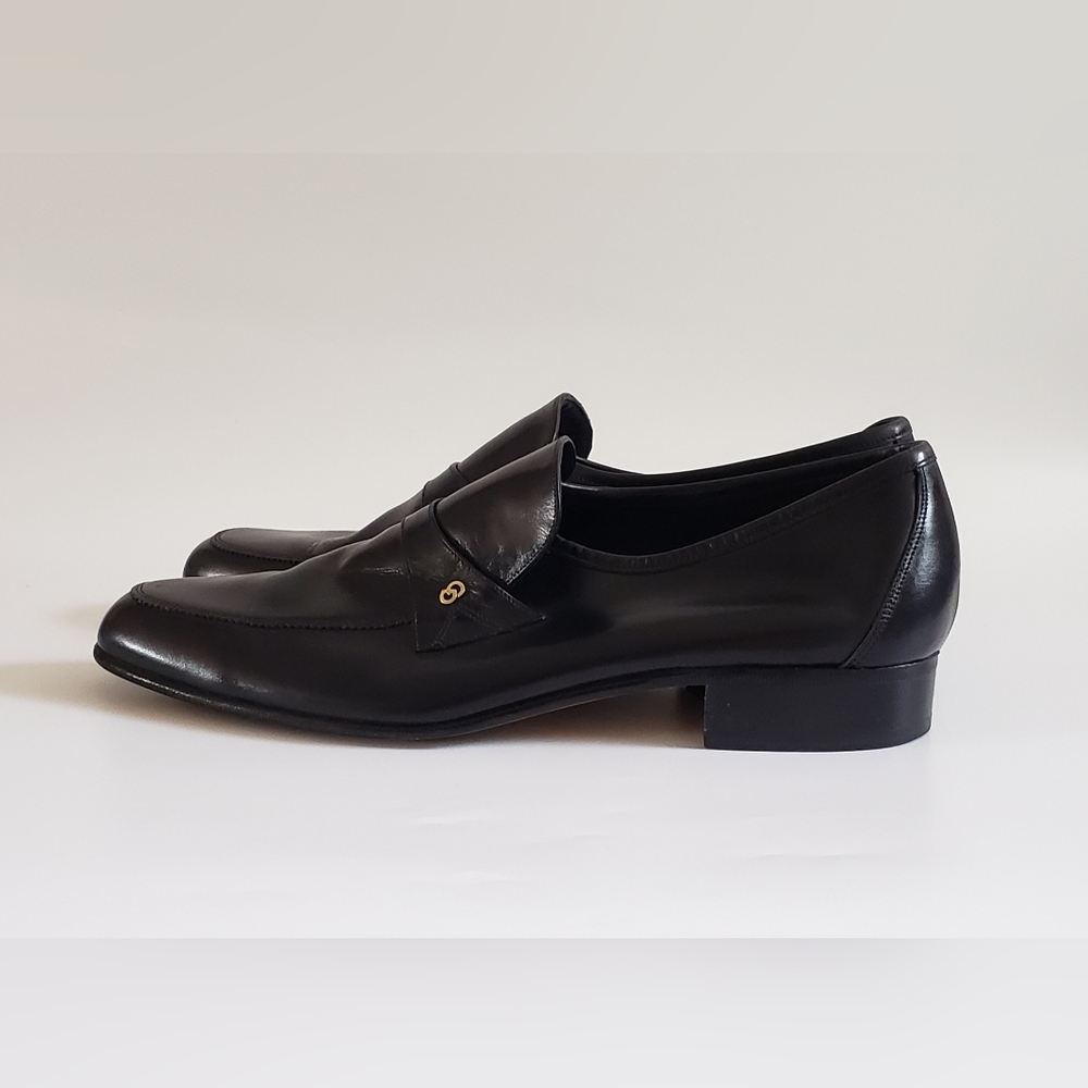 Christian Dior Messieur Women's Black Leather Shoes Size 8 - Picture 1 of 16